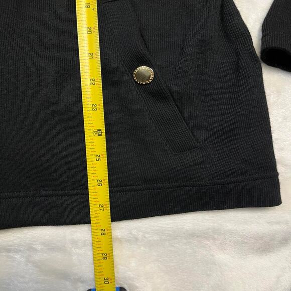 Lauren Ralph Lauren Full Zip Sweater Womens Large Gold Snaps Jacket Cardigan - Picture 7 of 8